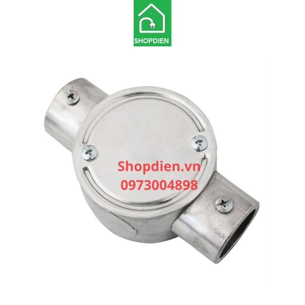 Hộp chia 2 ngả thẳng cho ống thép 3/4