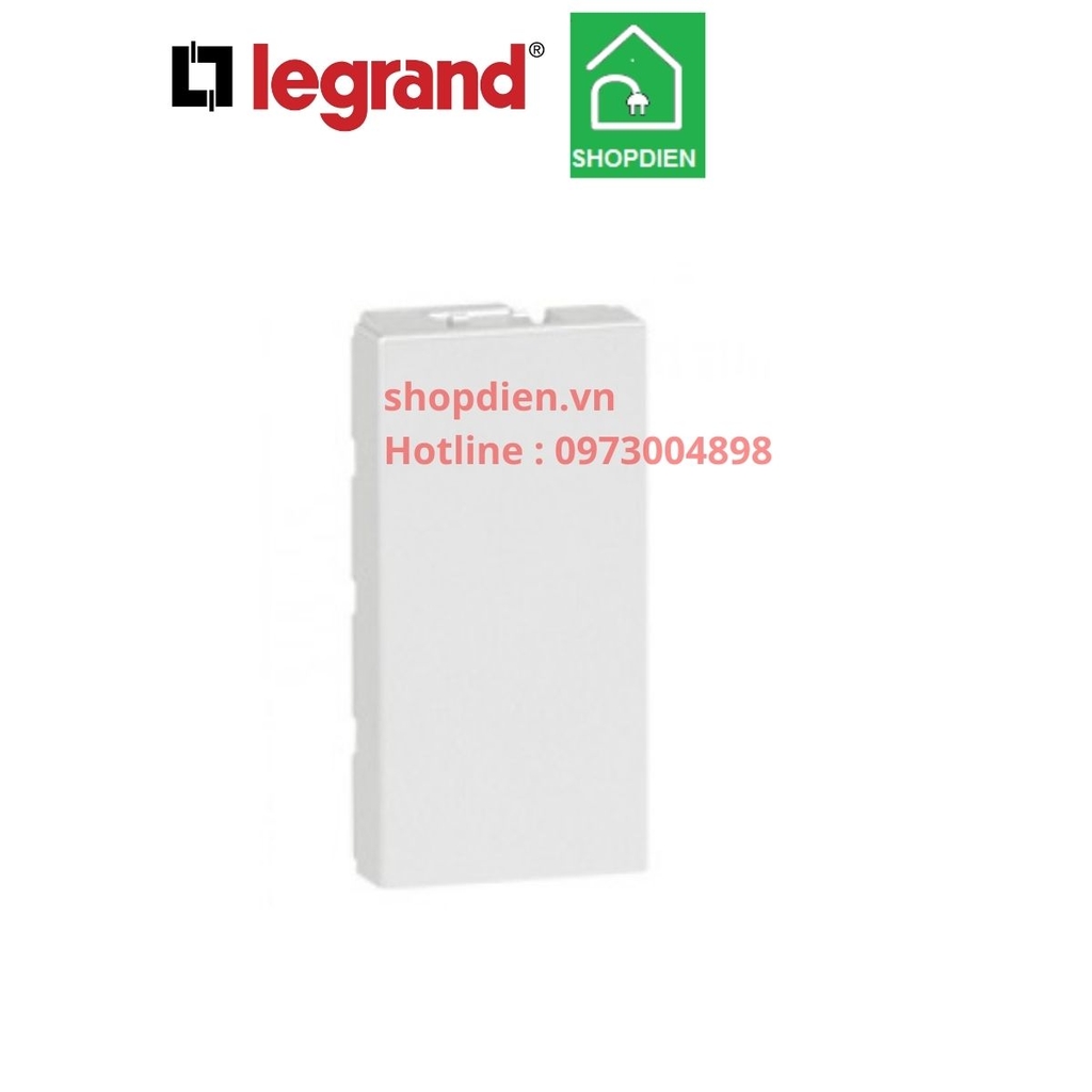 Nút bịt trơn Legrand Arteor 572341 màu trắng Blank module