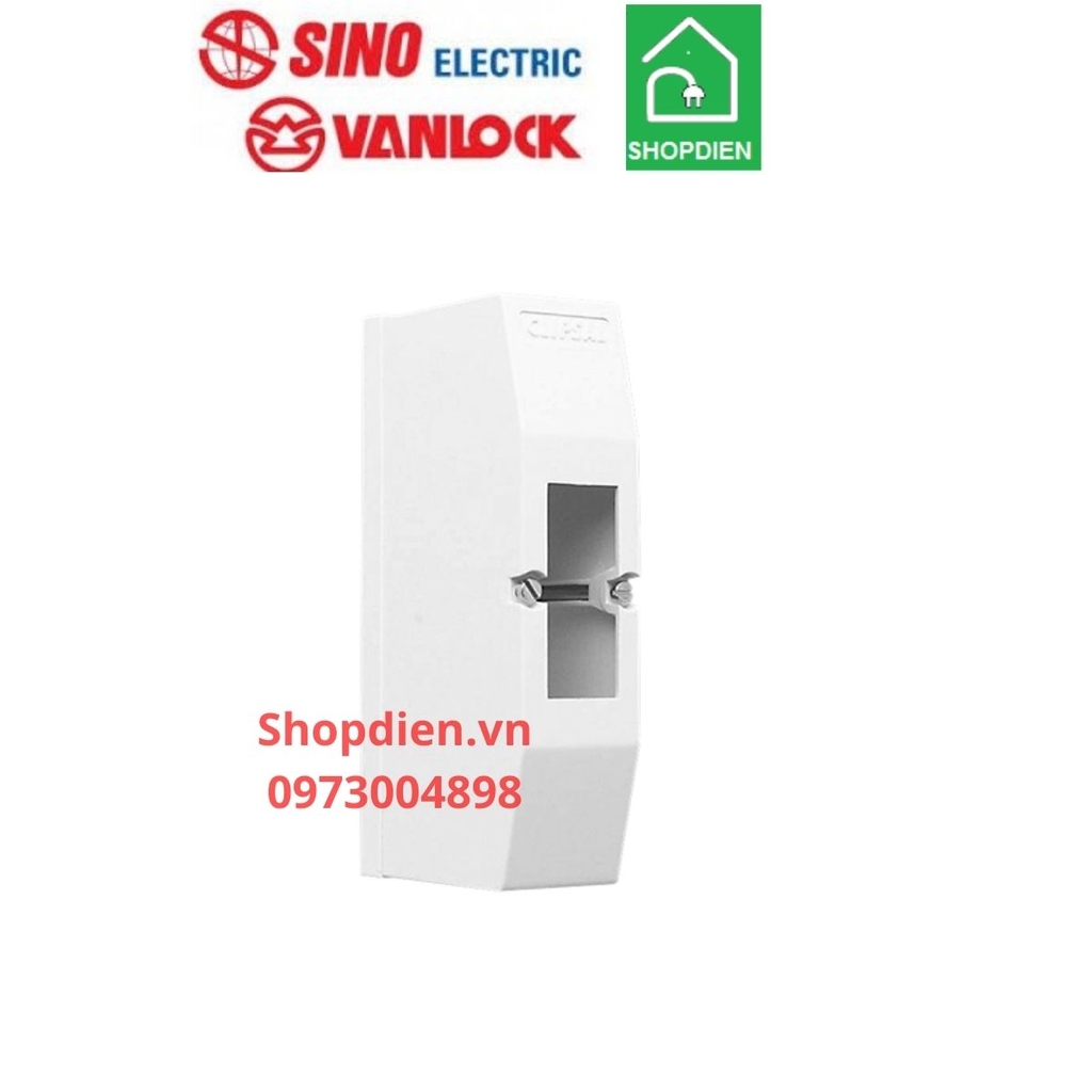4CC1 SINO Vanlock Hộp chứa Át MCB 1P gắn nổi