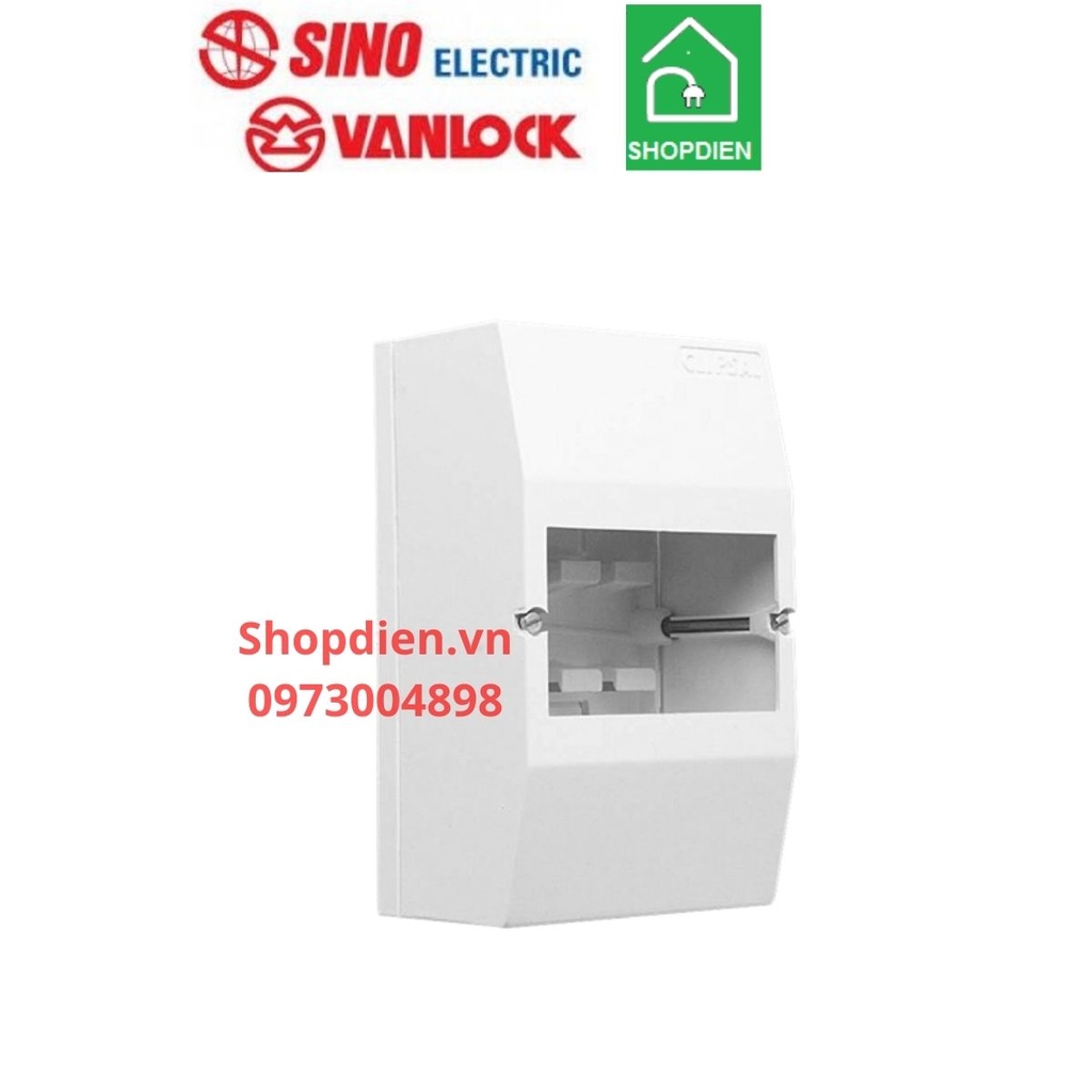4CC4 SINO Vanlock Hộp chứa Át MCB 4P gắn nổi