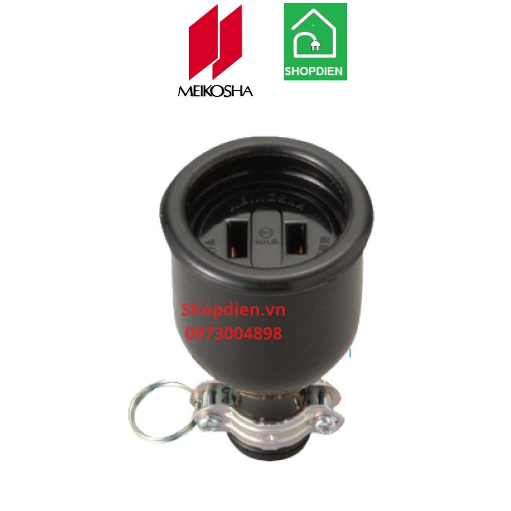 MC2608 Meikosha Ổ căm nối di động cao su kín nước 2P 15A 125V