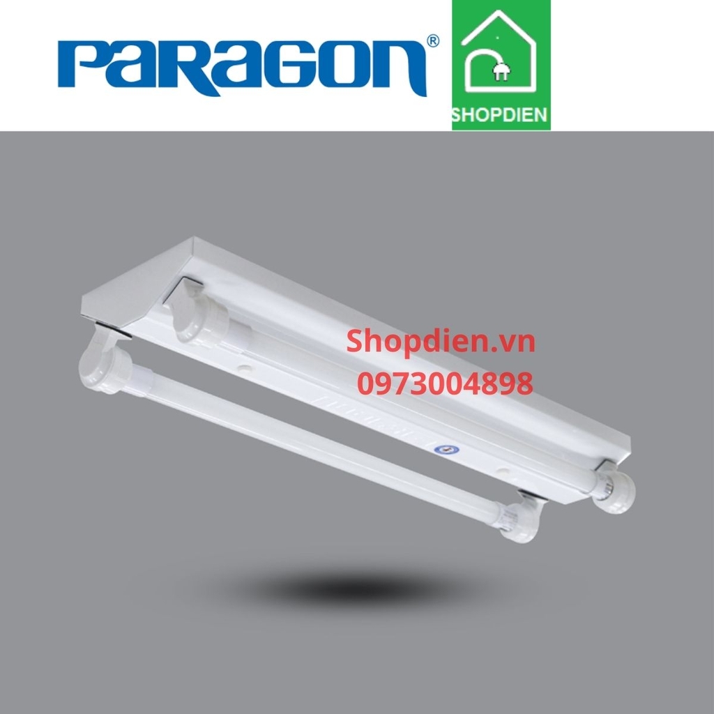 Bộ đèn V SHAPE chống ẩm đôi 60CM LED 2x10W Paragon-PIFQ218L20