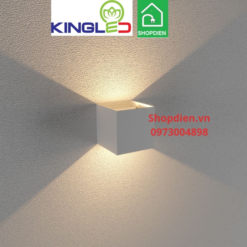 LWA5011 KINGLED Đèn trang trí gắn tường 6W chiếu hắt 2 hướng