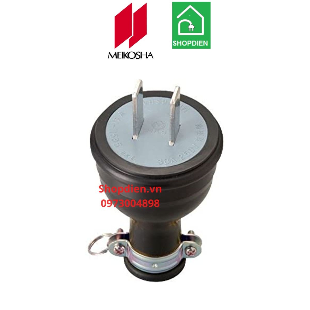 MP2514 Meikosha Phích cắm nối cao su 2P 30A 250V