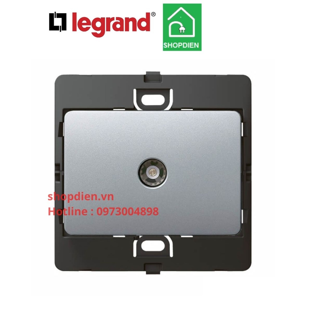 Ổ cắm Tivi Galion Legrand màu bạc Silver-283151