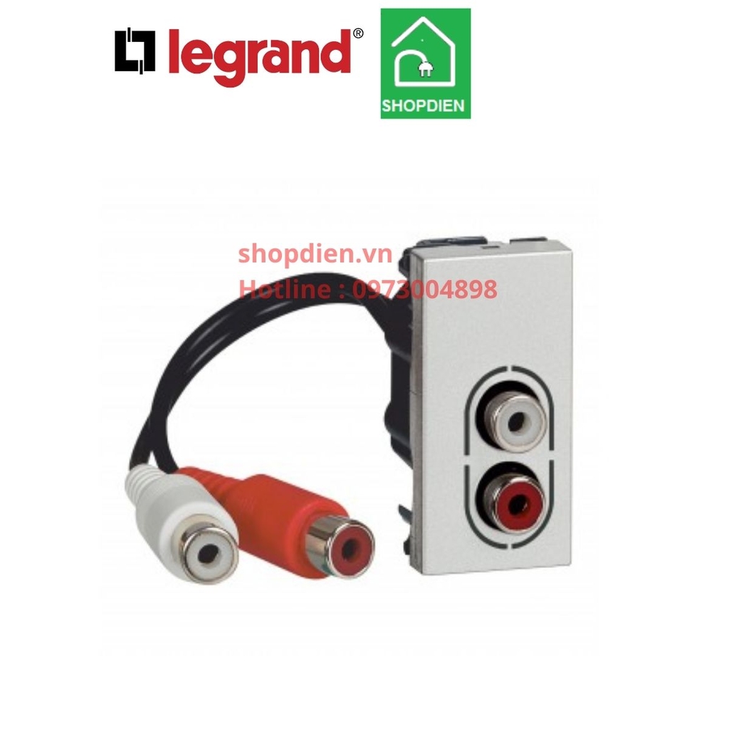 572092 Legrand Ổ cắm RCA Arteor màu trắng