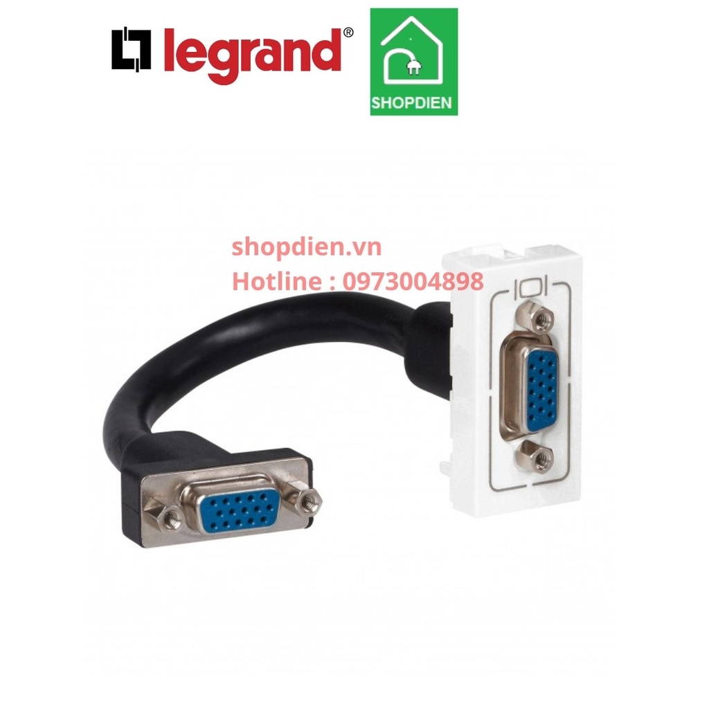 572097 Legrand Ổ cắm HD15 VGA, XVGA, UXG Arteor màu trắng