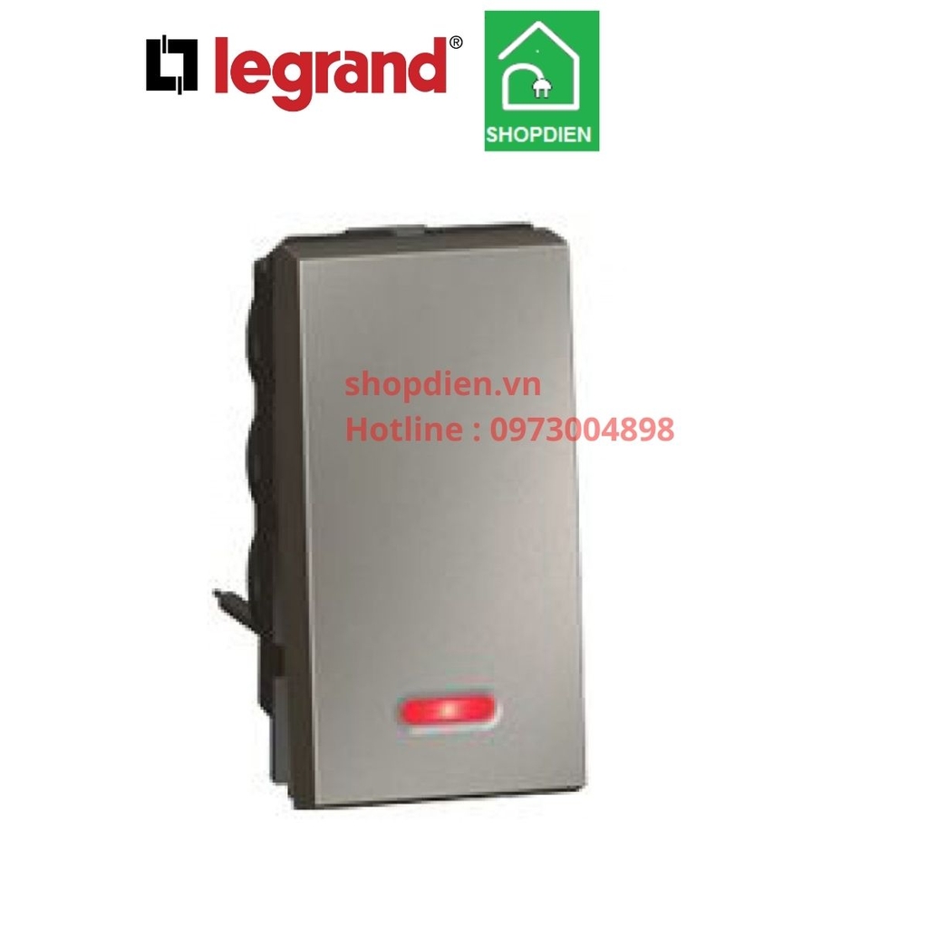 572506 Legrand Công tắc 2 chiều Arteor màu ghi xám magnesium