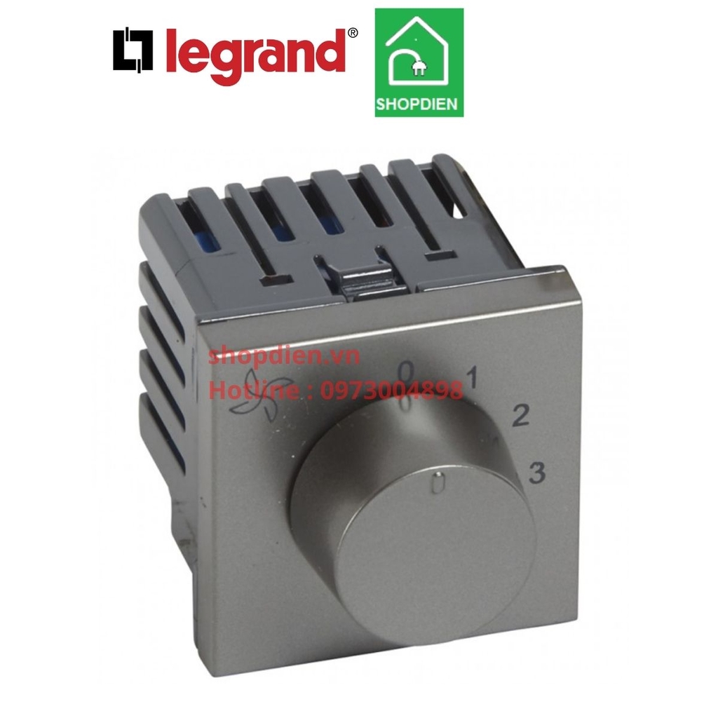 572717 Legrand Chiết áp điều chỉnh quạt Arteor màu ghi xám magnesium
