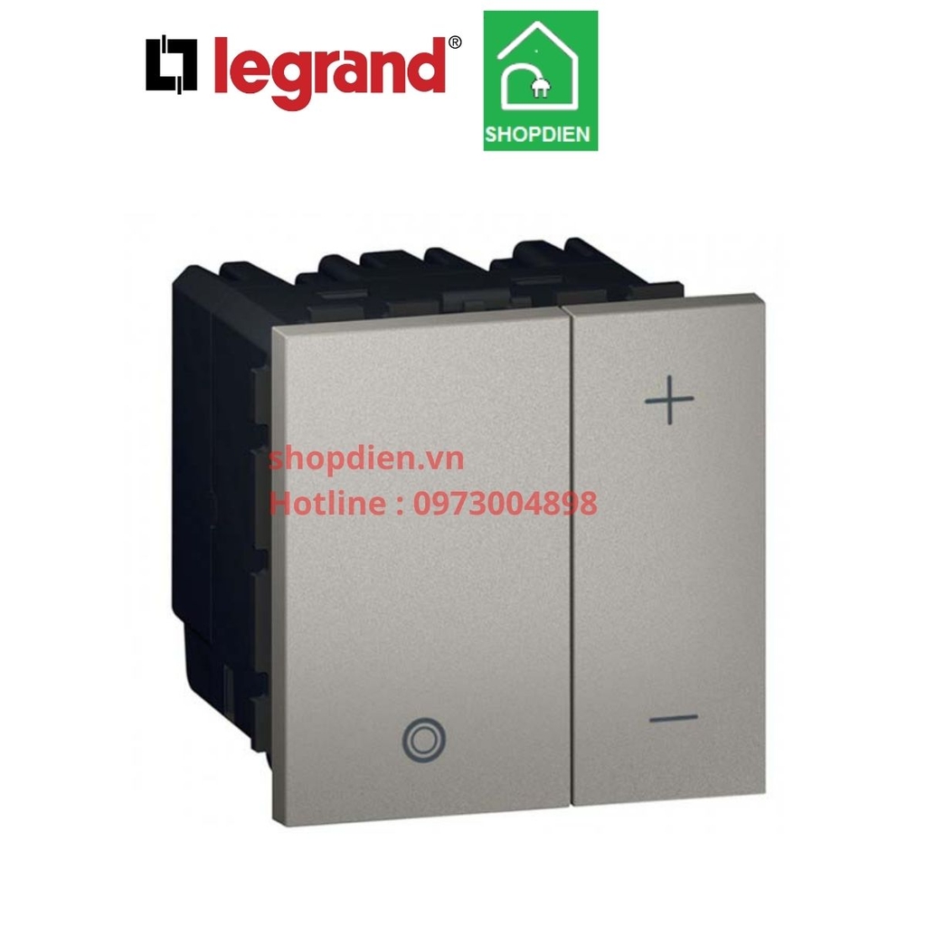 572738 Legrand Chiết áp đèn Dimmer Arteor màu ghi xám magnesium