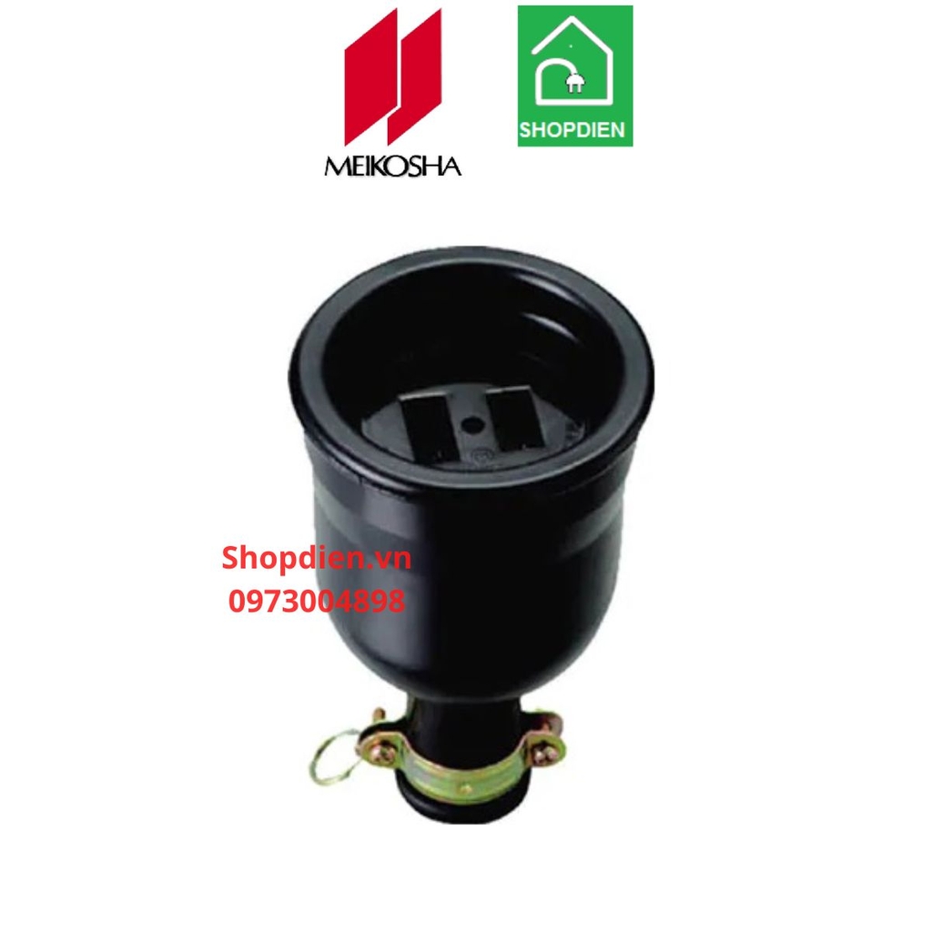 Ổ căm nối di động cao su kín nước 2P 30A 250V Meikosha MC2611