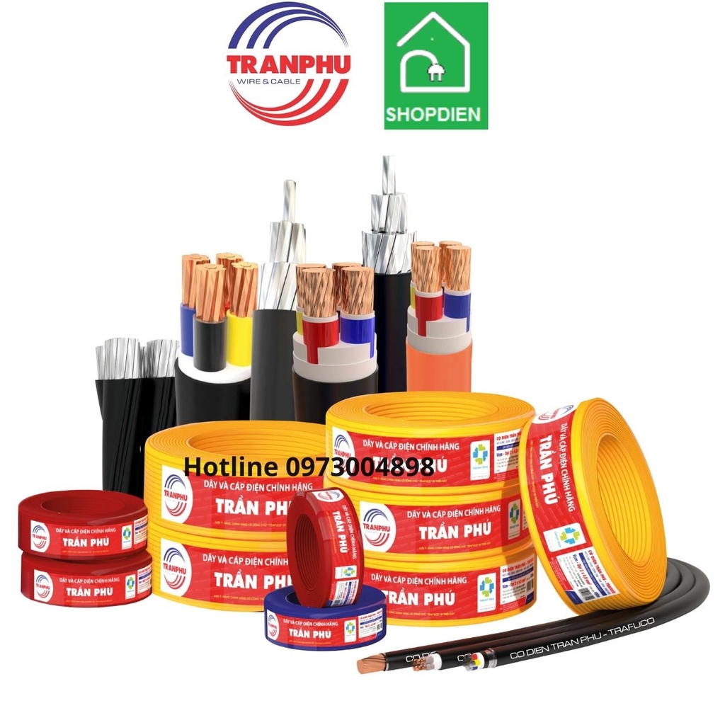 Bảng giá dây điện dân dụng bọc PVC Trần Phú 41 Phương Liệt mới nhất