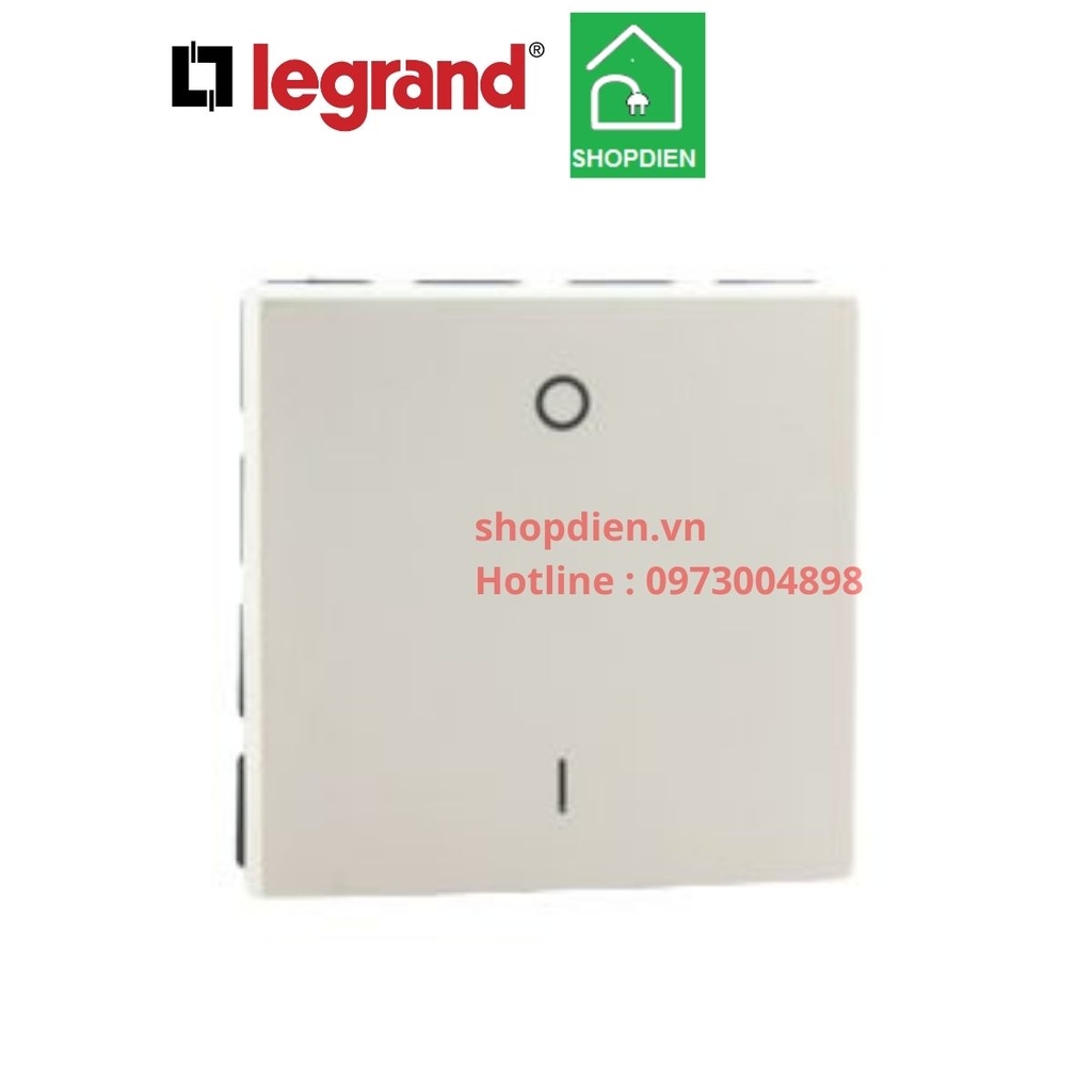 Công tắc 1 cực 20A Legrand Arteor 572046 màu trắng size 2M