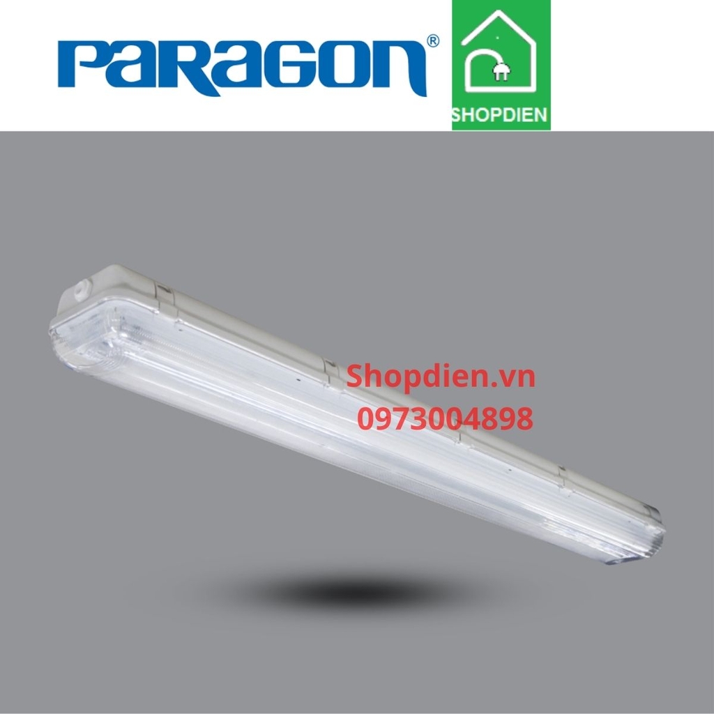 Bộ đèn chống thấm chống bụi đôi 1.2M LED 2x20W Paragon-PIFH236L36