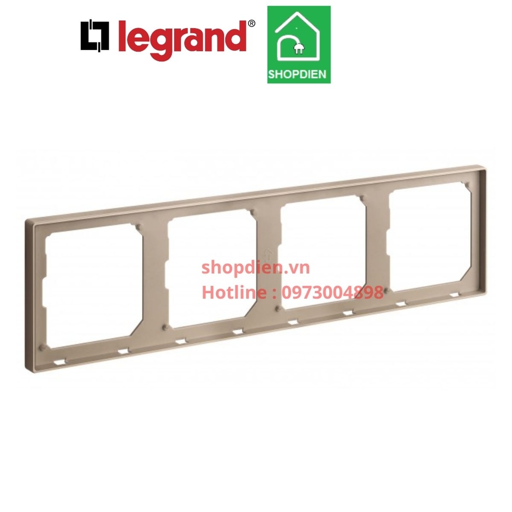 Khung bốn Galion Legrand 282474-C1 màu Rose Gold