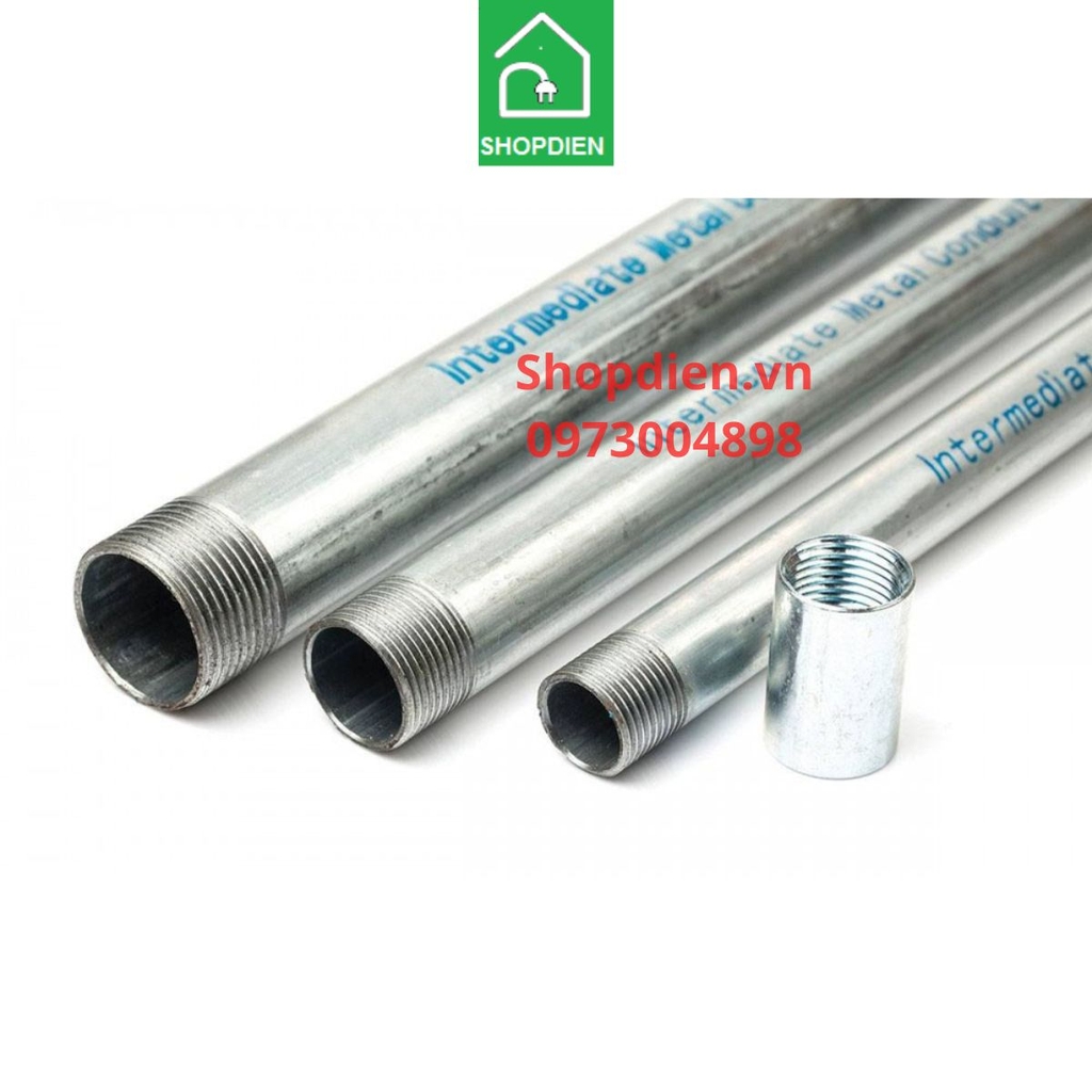 Ống thép luồn dây điện loại ren 1-1/2
