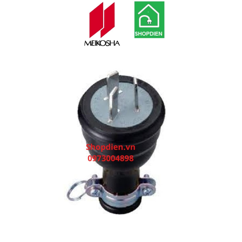 MP2513 Meikosha Phích cắm cao su 3P 20A 250V