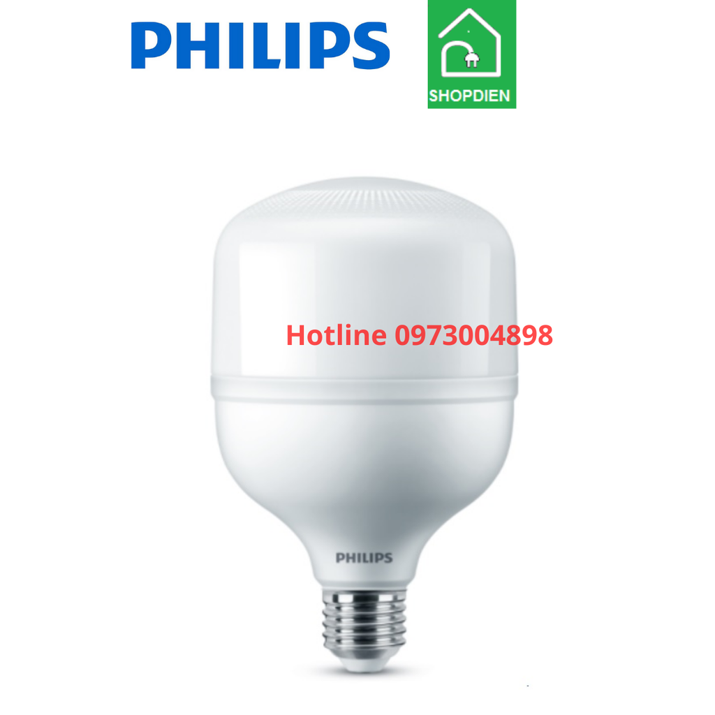 Bóng đèn LEDBulb trụ PHILIPS Hi-lumen 50W E27 TForce Core HB MV ND