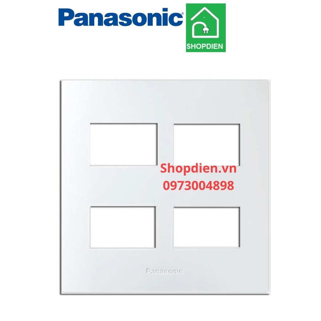 Mặt 4 thiết bị Wide Series  Panasonic WEV68040SW