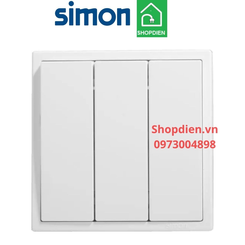 701031 SIMON i7 Công tắc ba 1 chiều màu trắng