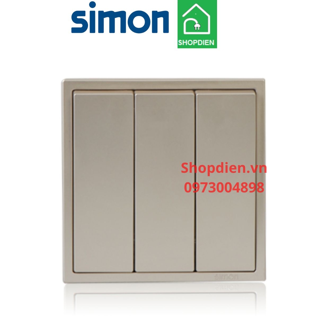 701032-46 SIMON i7 Công tắc ba 2 chiều đảo chiều màu champagne