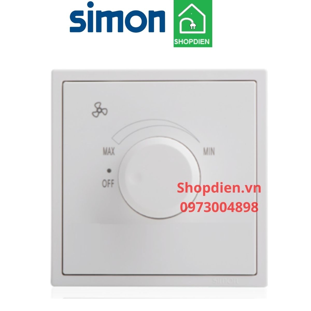70E201 SIMON i7 chiết áp điều chỉnh quạt màu trắng