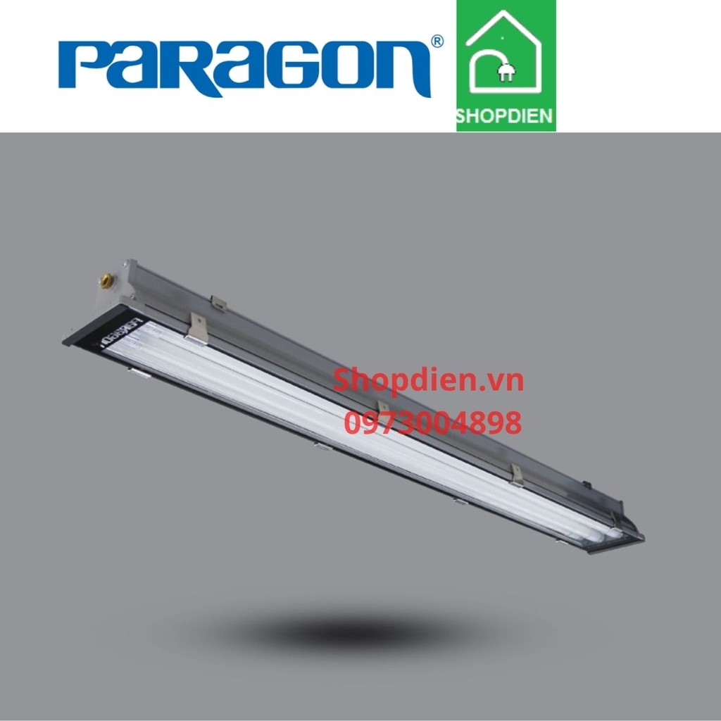 Bộ đèn chống thấm chống bụi đôi 1.2M LED 2x20W Paragon-PIFK236L36