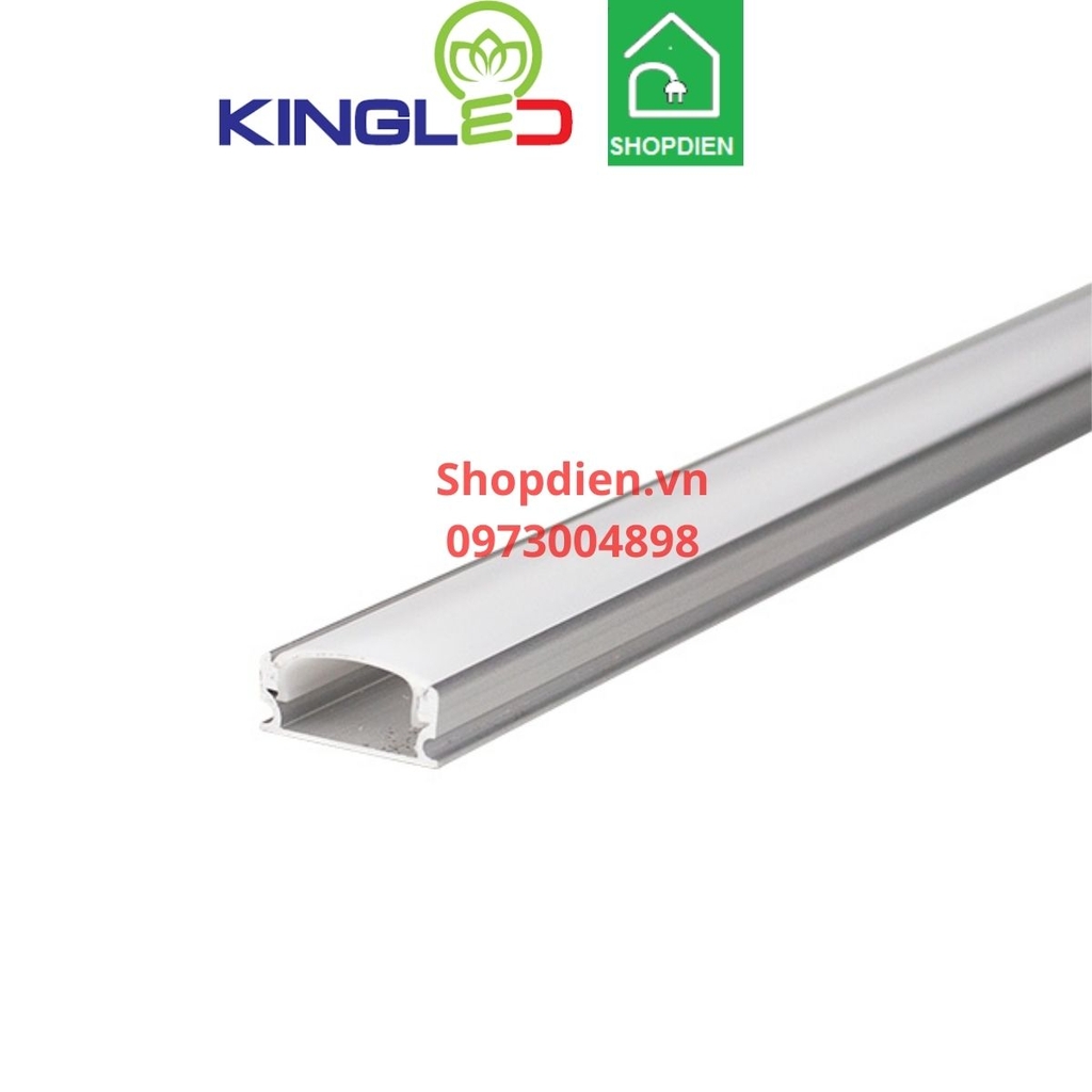 Thanh nhôm lắp nôi KT 17x7mm KINGLED TNN-1707