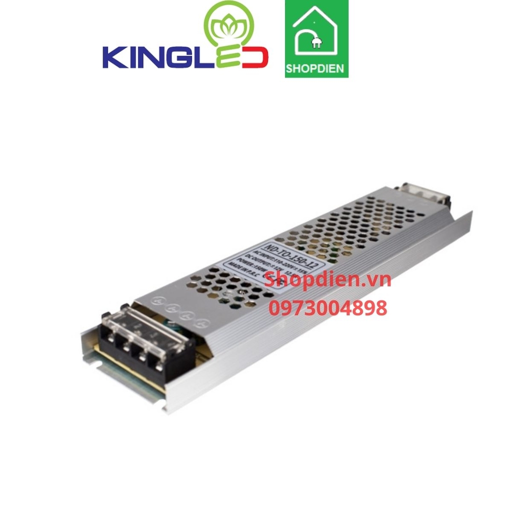 Bộ nguồn tổ ong cho led dây 25A 300W 12VDC KINGLED ND-TO-300-12