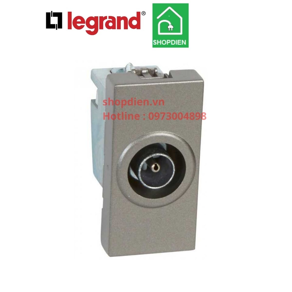Ổ cắm Tivi Legrand Arteor 572671 màu ghi xám magnesium