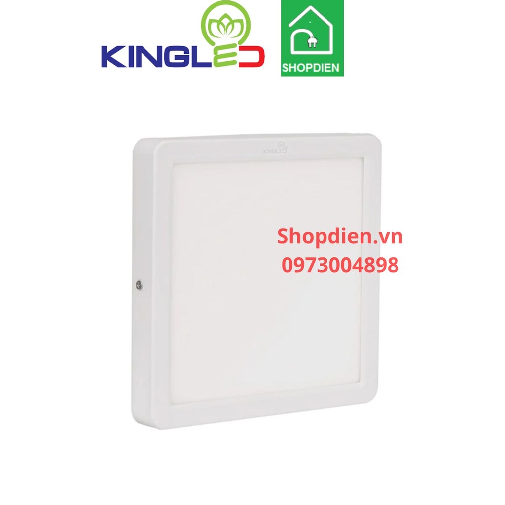 Đèn ốp trần vuông 24W D300mm KINGLED ONL-24-V300-V ánh sáng vàng 3000k