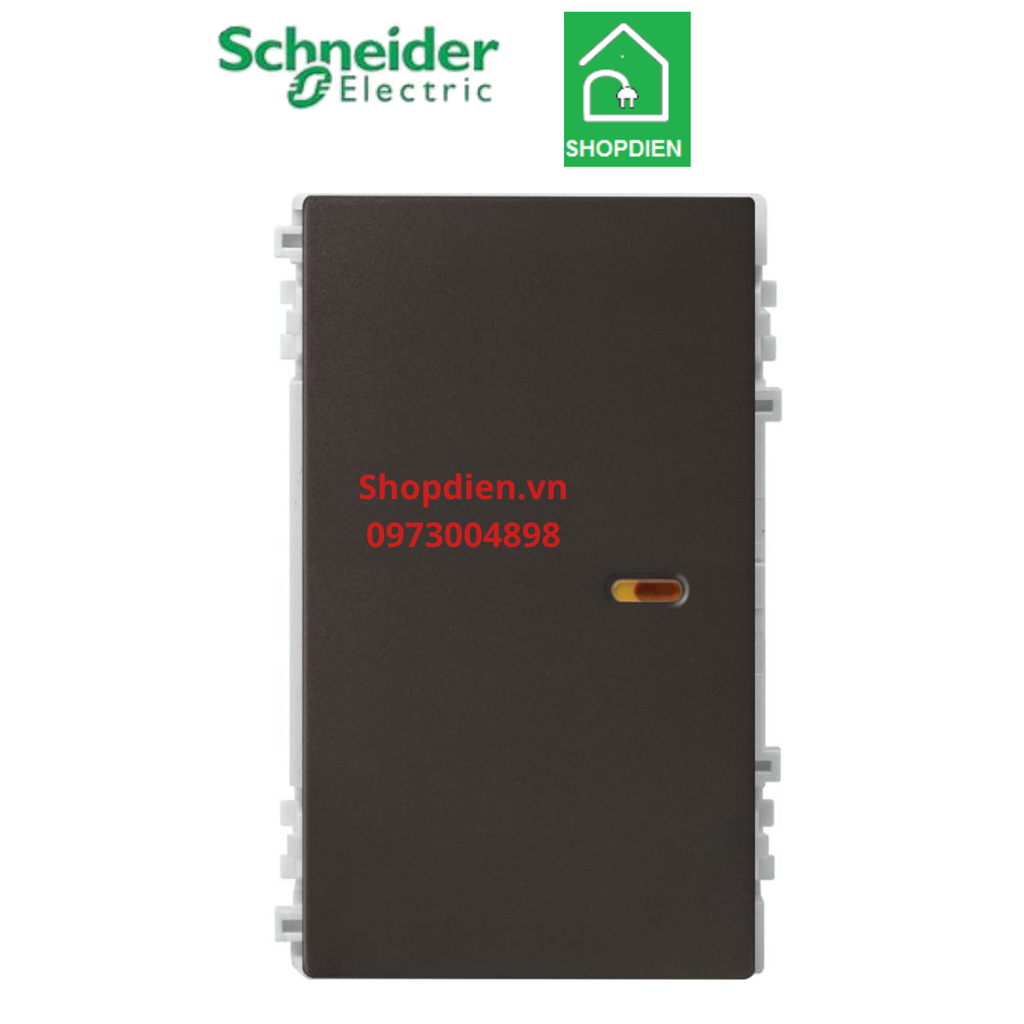 8431L_1_BZ_G19 Schneider Công tắc 1 chiều ZENCELO A size L màu đồng