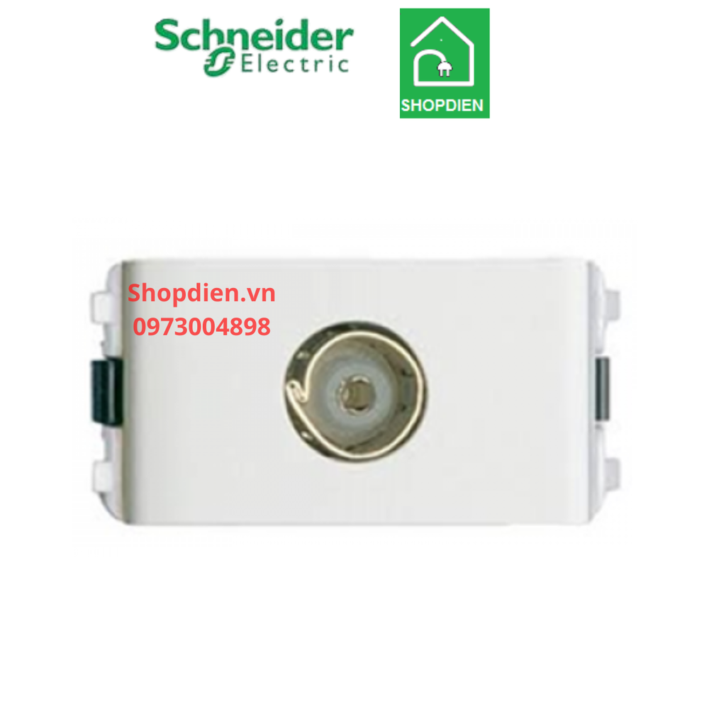 8431STV_WE_G19 Schneider Ổ cắm Tivi ZENCELO A TV outlet màu trắng