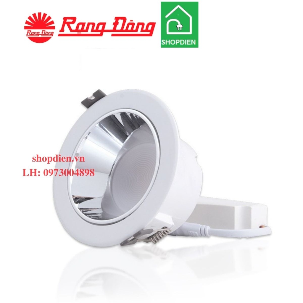 Đèn downlight âm trần đổi màu COB 9W D110 Rạng Đông AT17 ĐM 110/9W