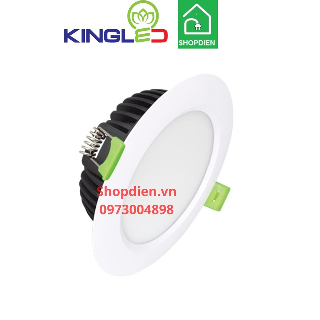 Đèn downlight âm trần 9W D90 đổi 3 màu KINGLED EC-DL-9SS-DM118-DM