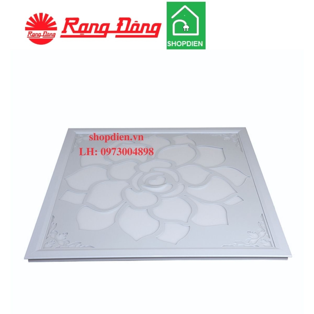 Đèn Panel âm trần vuông 40W trang trí hoa văn Rạng Đông-P04 TTR01 60x60/40W