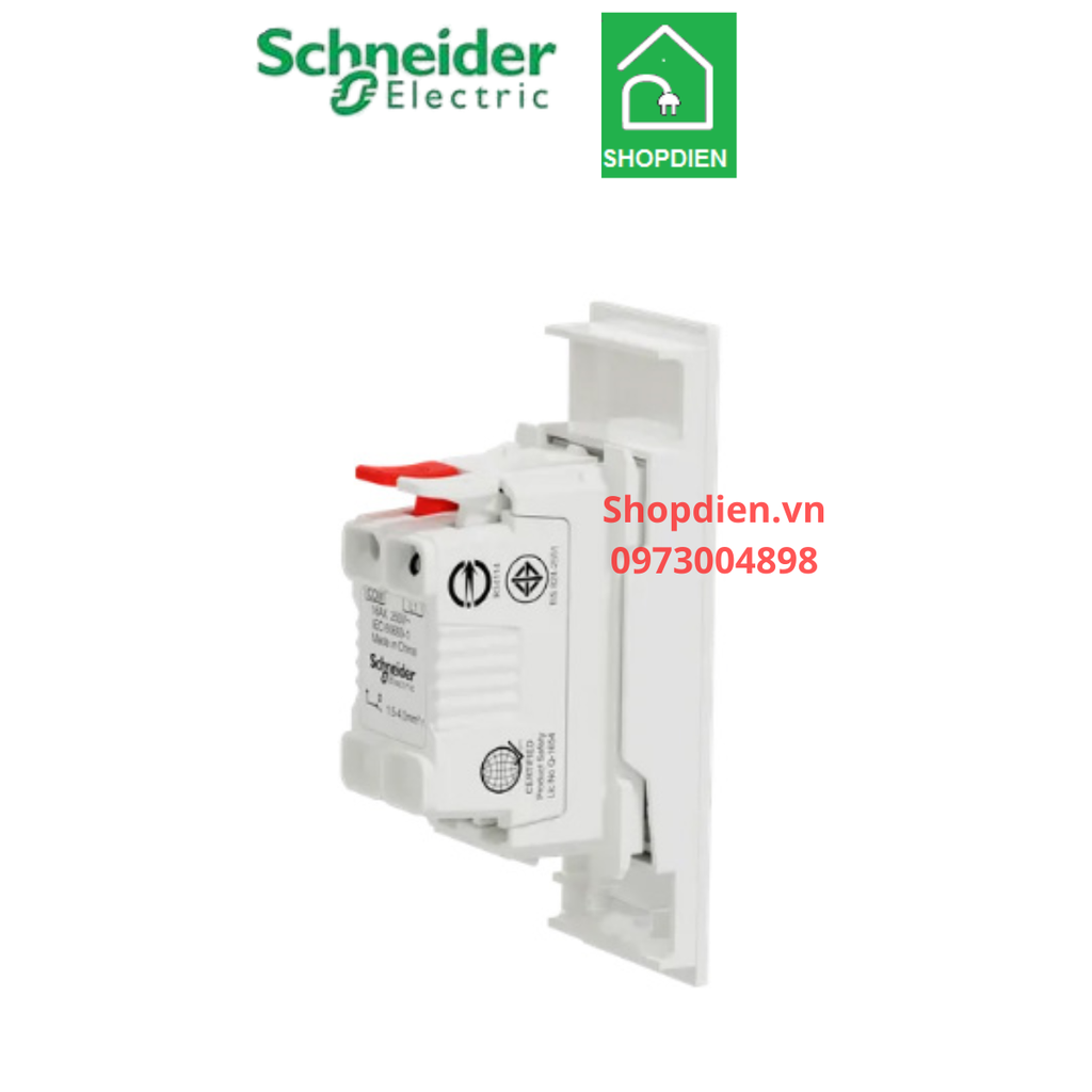 Công tắc 2 chiều size S 16AX Schneider AvatarOn A M3T31_2_WE