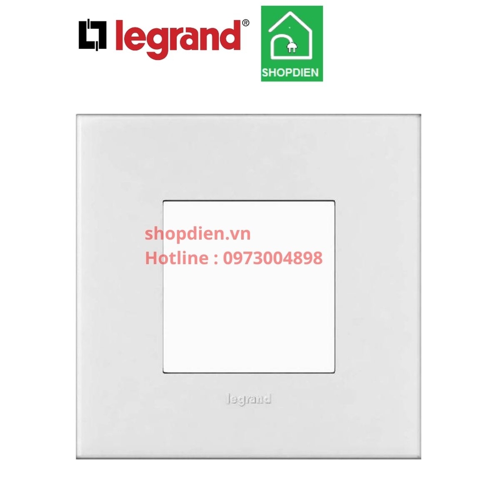 Mặt vuông 2 thiết bị Legrand Arteor 575210 Màu trắng