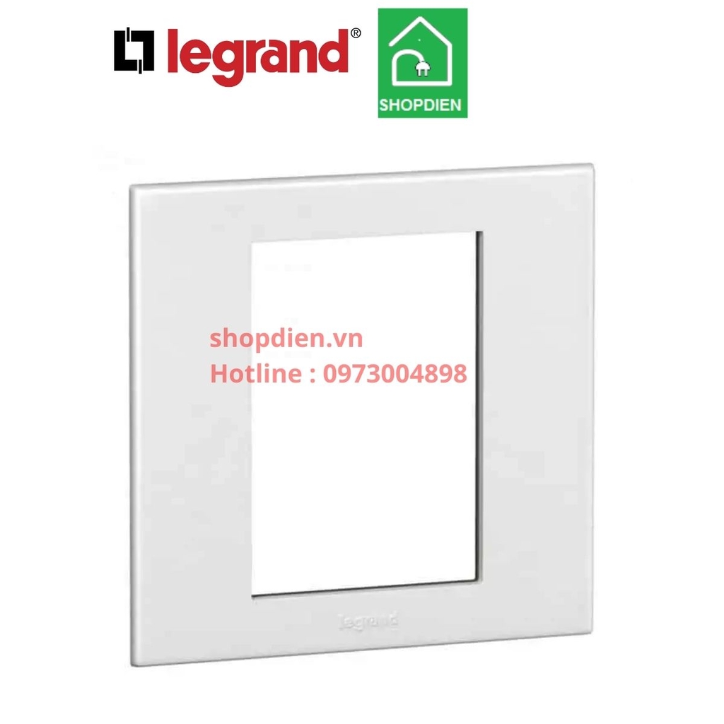 Mặt vuông 3 thiết bị Legrand Arteor 575160 Màu trắng