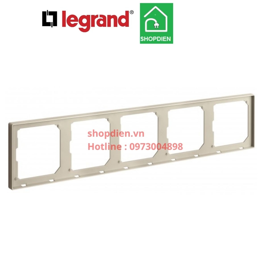 Khung năm / 5 gang frame Galion Legrand màu vàng Gold 282475-C2