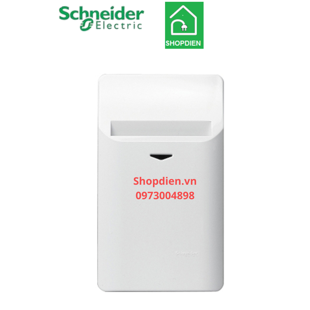 A8431EKT_WE Schneider Công tắc chìa khóa thẻ ZENCELO A KeyCard màu trắng