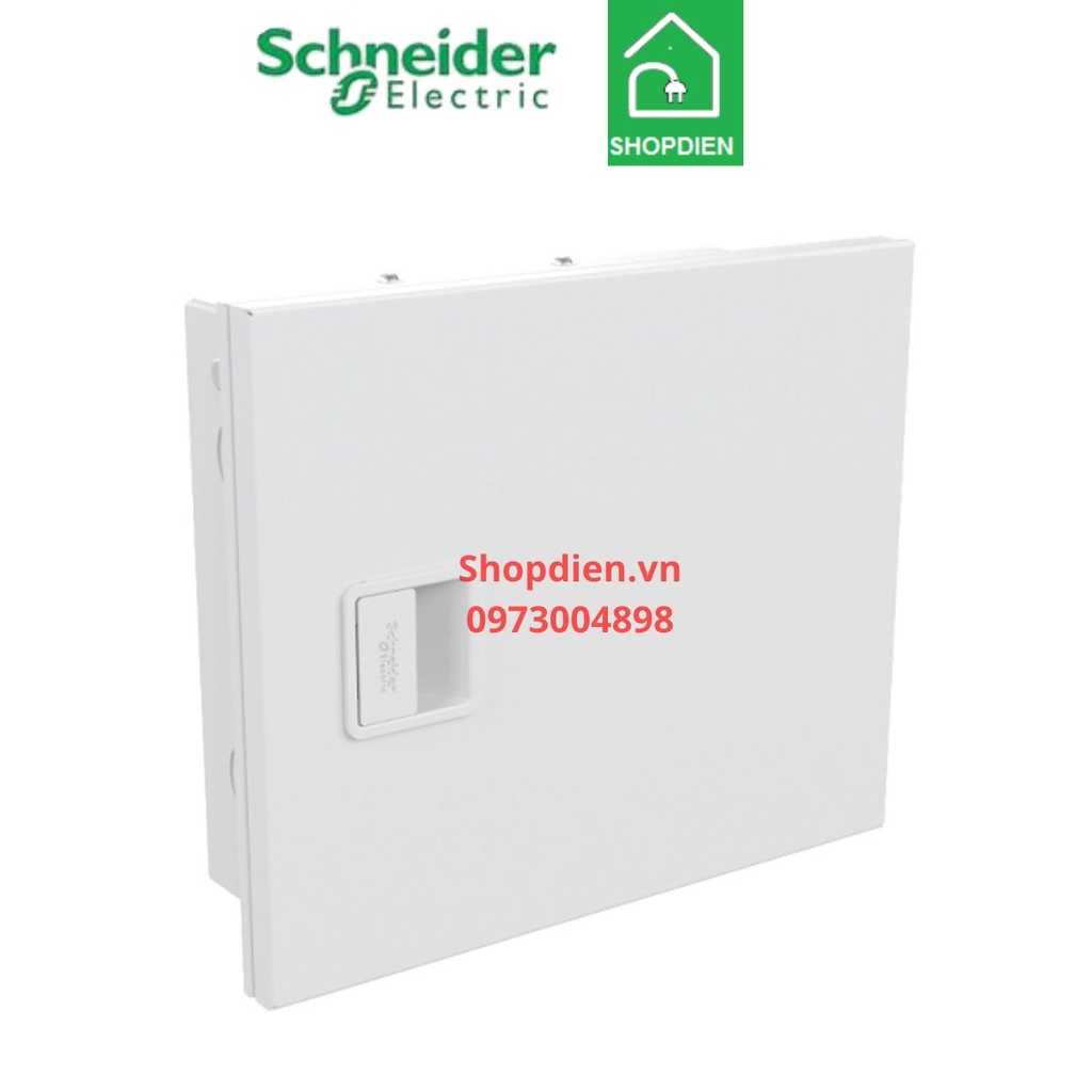 A9HESN04 Schneider Tủ điện âm tường 4 module Acti9 cửa trắng