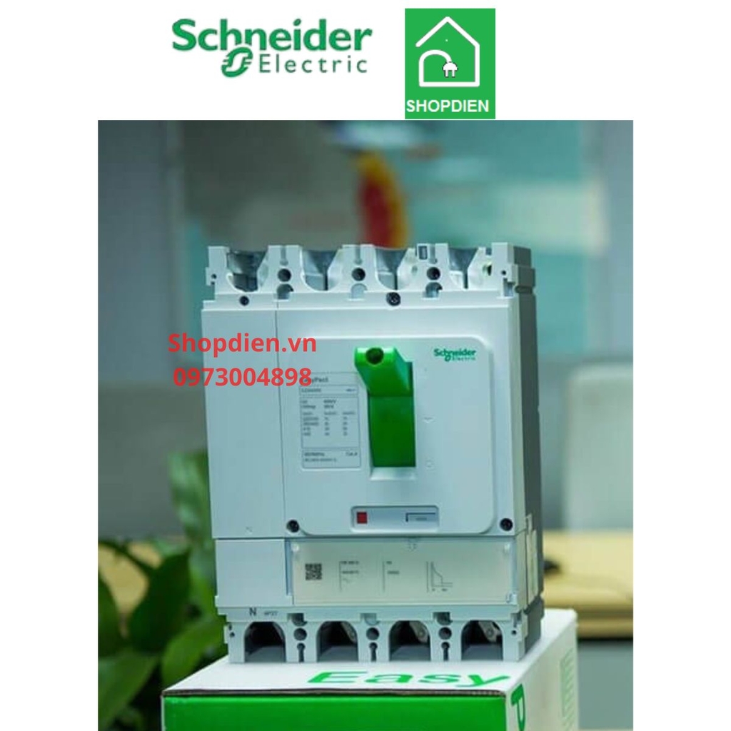 Aptomat Cầu dao tự động MCCB 4P 350A 36KA EZS400F Easypact Schneider EZS400F4350