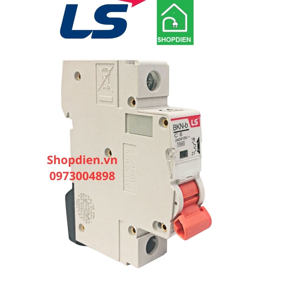 BKN-b LS MCB 1P 6A 10kA Aptomat Cầu dao tự động