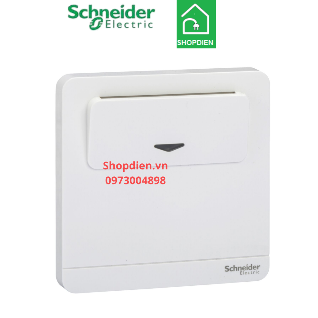 Công tắc chìa khóa thẻ từ Keycard Schneider AvatarOn E8331EKT_WE_G19 Màu trắng Vuông