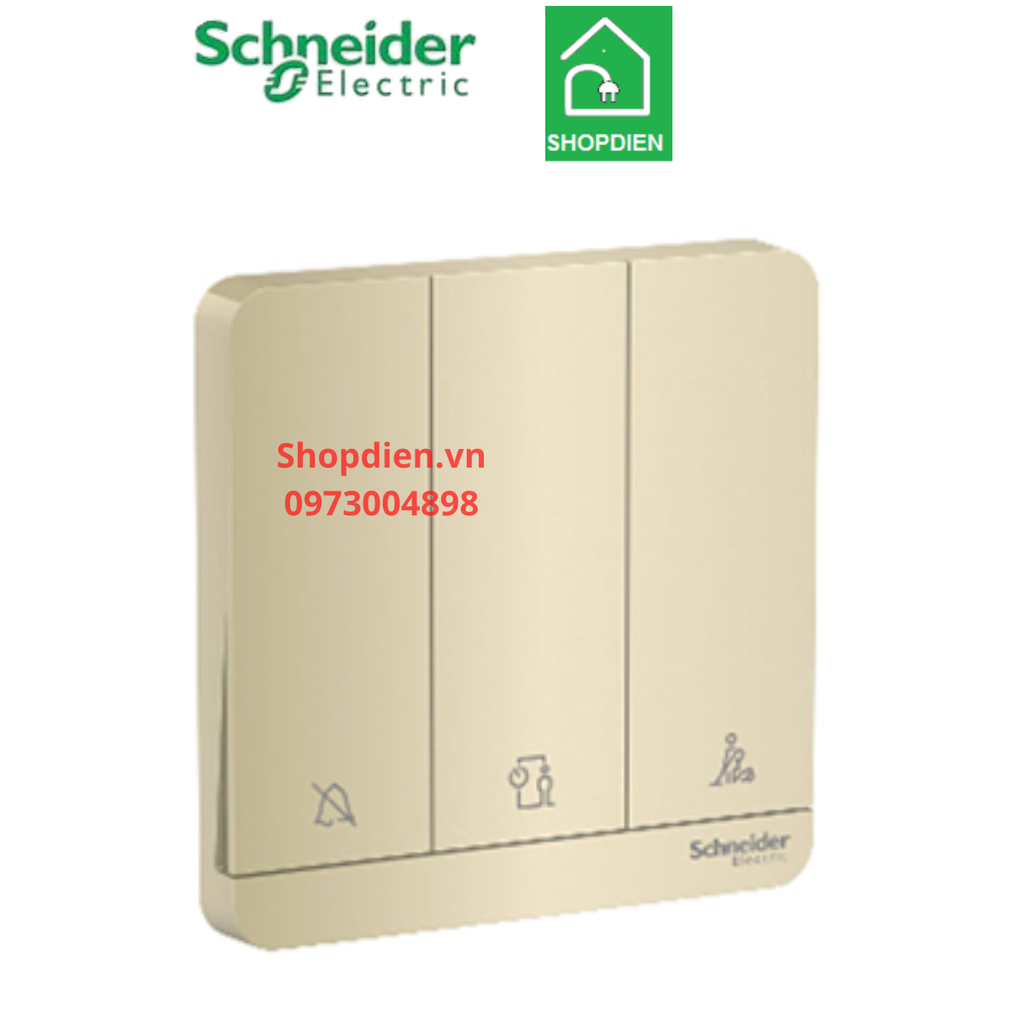 Bộ công tắc Schneider AvatarOn E8333DMWS_WG_G19 
