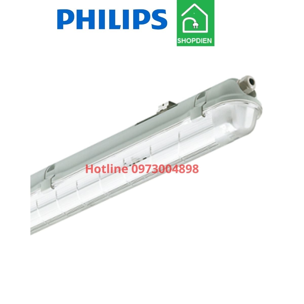 Bộ đèn chống thấm nước 60cm đơn Waterproof lamp Philips WT069C SE 1xTLED Bare L600 GM