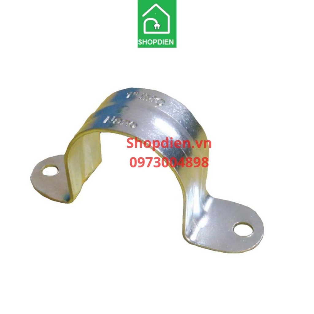 Kẹp cho ống thép trơn / ống ren không đế  2