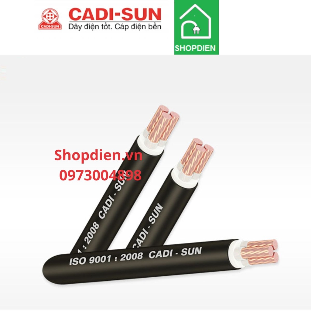 Cu/xlpe/pvc 3x50mm2 Cadisun CXV Cáp treo ngoài trời
