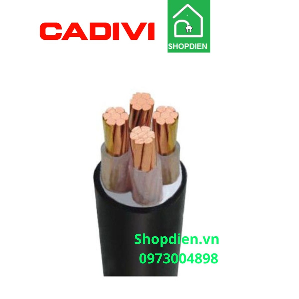 Cáp treo ngoài trời Cu/xlpe/pvc 3x2.5+1x1.5mm2 Cadivi CXV